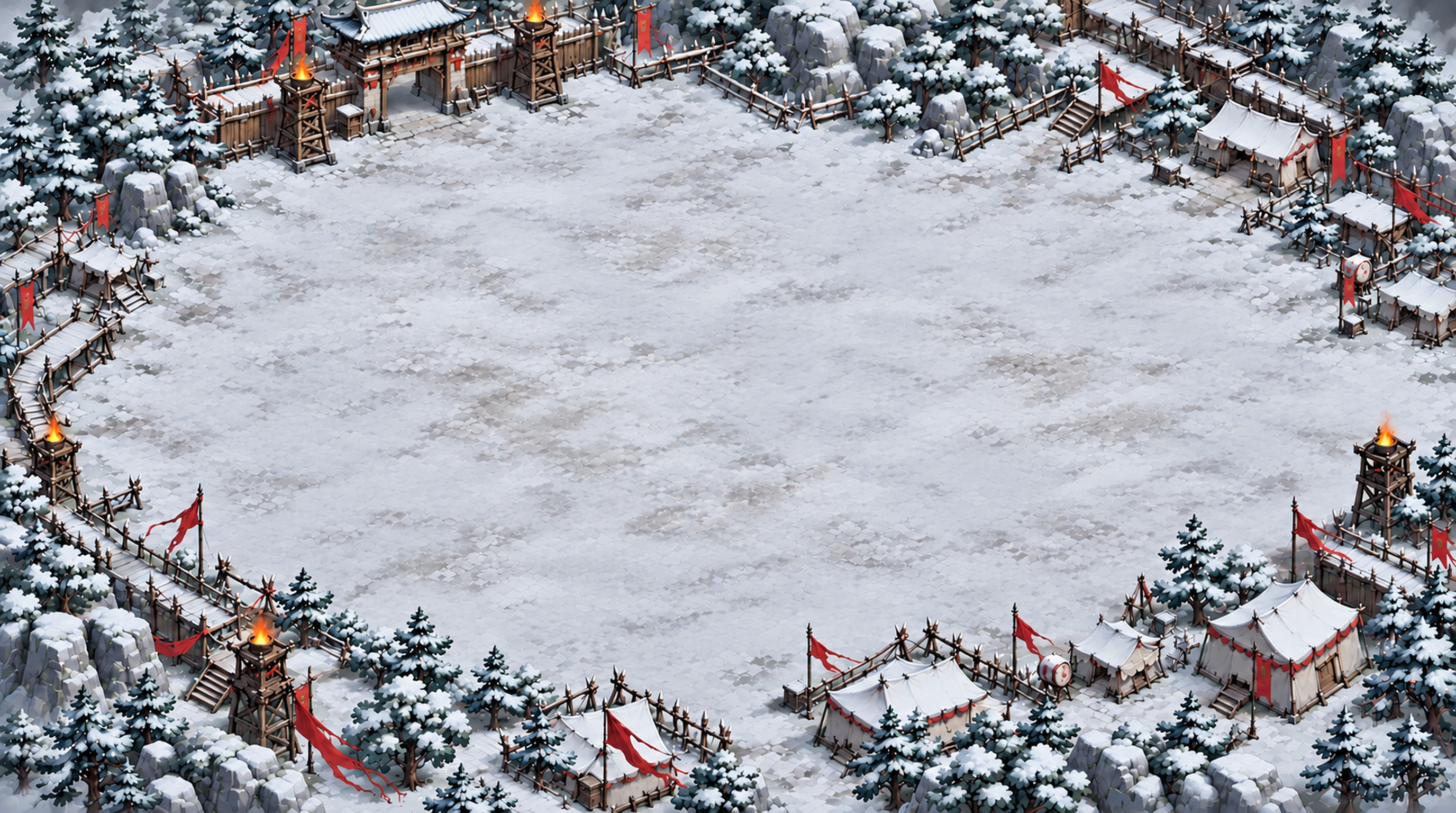 雪域边关游戏场景
